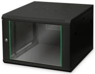 Шафа DIGITUS 19", 7U, Wall Mounting Dynamic Basic, 600x600 мм, 60кг максимально, чорна