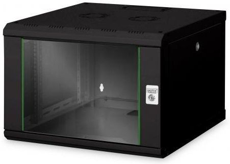 Шкаф DIGITUS 19", 7U, Wall Mounting Unique, 600x600 мм, 60кг максимально, черный