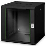 Шафа DIGITUS 19", 12U, Wall Mounting Unique, 600x600 мм, 100кг максимально, чорна