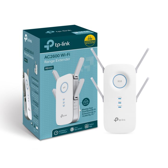 Розширювач покриття WiFi TP-LINK  AC2600, 1хGE LAN TP-Link RE650