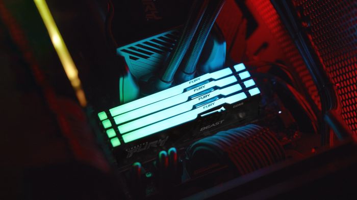 Пам'ять ПК Kingston DDR5    8GB 5200 FURY Beast RGB