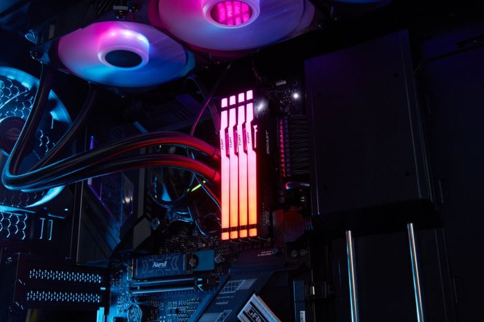 Пам'ять ПК Kingston DDR5    8GB 5200 FURY Beast RGB