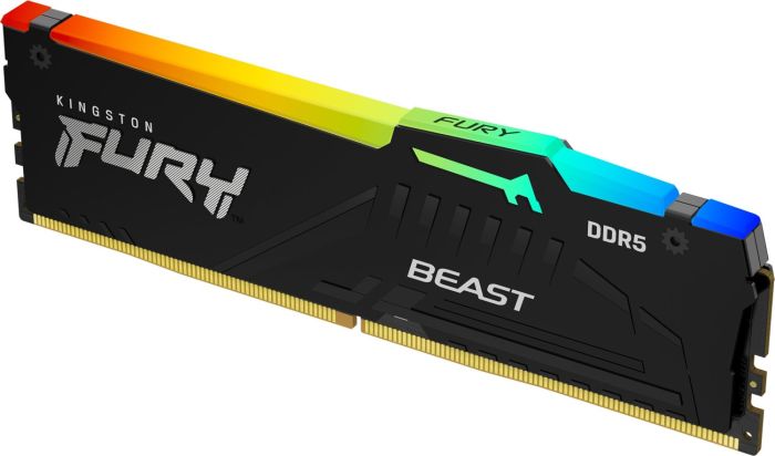 Пам'ять ПК Kingston DDR5    8GB 5200 FURY Beast RGB