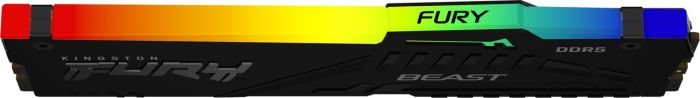 Память ПК Kingston DDR5  16GB KIT (8GBx2) 5200 FURY Beast RGB