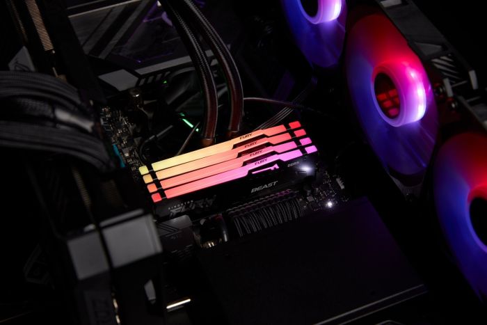 Память ПК Kingston DDR5  16GB 5600 FURY Beast RGB
