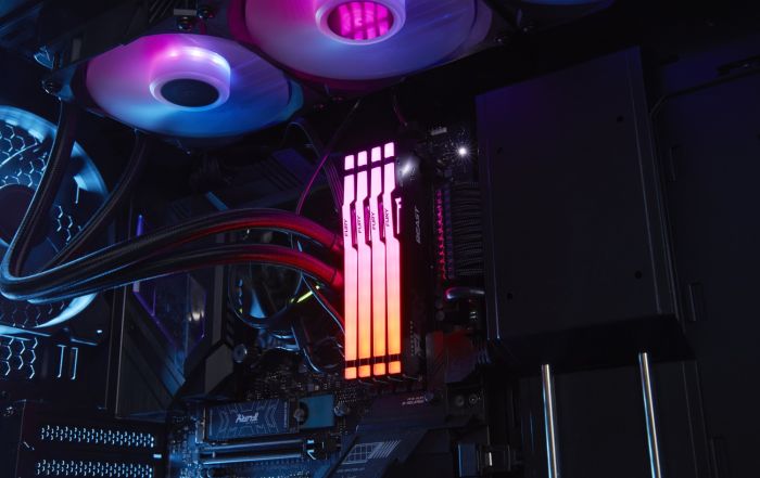 Память ПК Kingston DDR5  16GB 5600 FURY Beast RGB