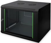 Шафа DIGITUS 19", 7U, Wall Mounting Dynamic Basic, 600x450 мм, 60кг максимально, чорна