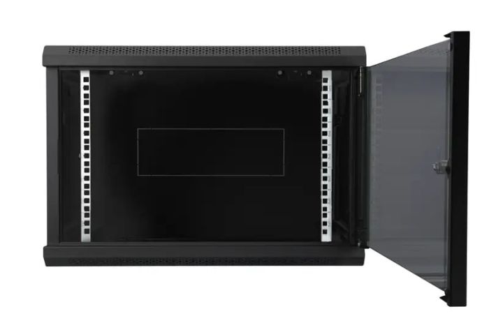 Шафа DIGITUS 19", 9U, Wall Mounting Dynamic Basic, 600x450 мм, 60кг максимально, чорна