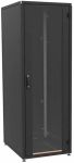 Шафа ZPAS 19", 42U, SZB IT, одностулкові передні та задні перфоровані двері, 600х800 мм, максимально 1000кг, чорна