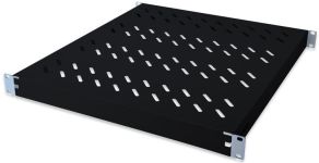 Полиця DIGITUS 19", 1U, регульована, 350мм, чорна