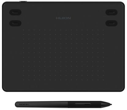 Графічний планшет  4.8"x3" , USB-C, чорний Huion RTE-100