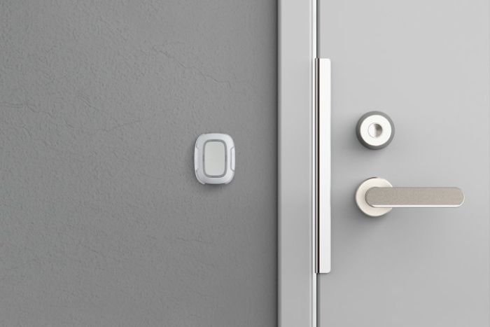 Беспроводная двойная тревожная кнопка Ajax DoubleButton, jeweller, беспроводной, белый