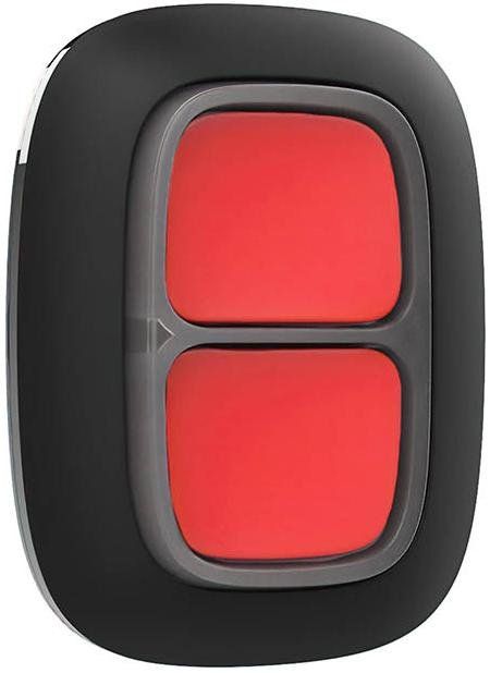 Беспроводная двойная тревожная кнопка Ajax DoubleButton, jeweller, беспроводной, черный