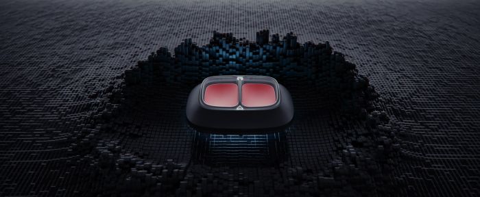 Беспроводная двойная тревожная кнопка Ajax DoubleButton, jeweller, беспроводной, черный