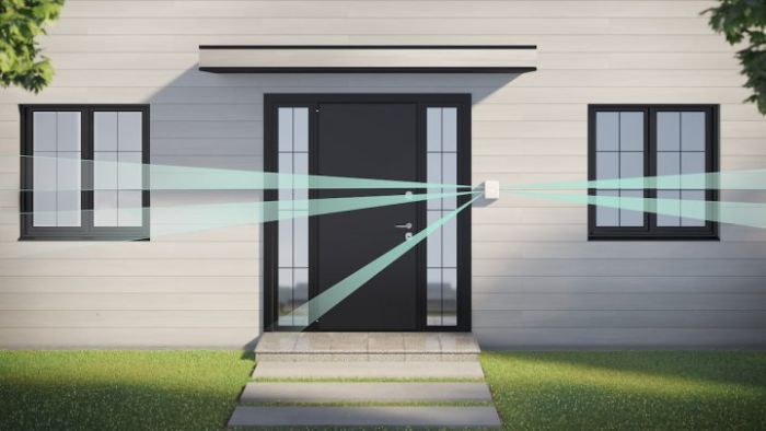 Датчик движения уличный типа "штора" Ajax DualCurtain Outdoor, Jeweler, беспроводной, белый