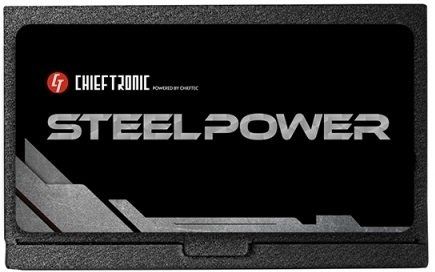 Блок живлення CHIEFTEC Steel Power  (650W), >85%, 80+ Bronze, 120мм, 1xMB 24pin(20+4), 2xCPU 8pin(4+4), 3xMolex, 6xSATA, 4xPCIe 8pin(6+2), Fully Modular