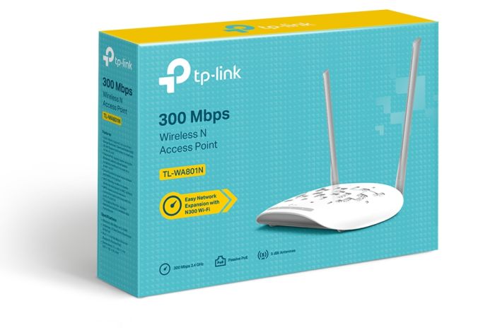 Точка доступа TP-LINK TL-WA8010N N300, 1хFE LAN, Passive PoE