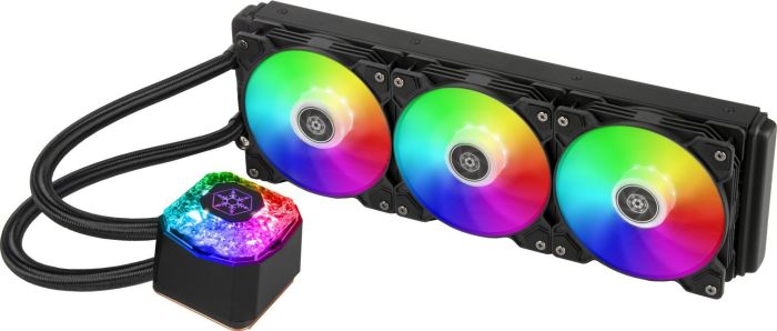 SilverStone LCS Icegem 360P-ARGB, LGA2066, 2011, 1366, 115x, 1366, TRX4TR4, AM4, AM3, AM3+, AM2, AM2+, FM1, FM2, TDP350W, black