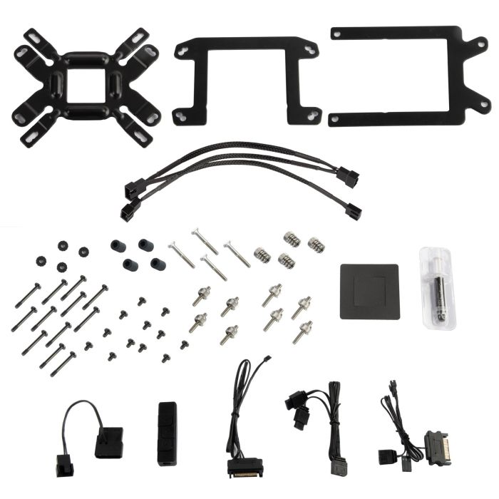 SilverStone LCS Icegem 360P-ARGB, LGA2066, 2011, 1366, 115x, 1366, TRX4TR4, AM4, AM3, AM3+, AM2, AM2+, FM1, FM2, TDP350W, black