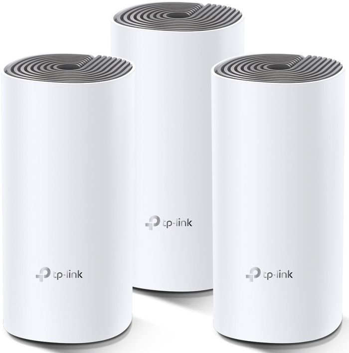 Система WiFi-Mesh TP-LINK Deco E4 AC1200, 2xFE LAN/WAN, 3мод