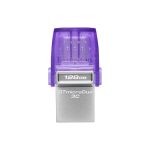 Накопитель Kingston  128GB USB 3.2 Type-A Gen1 + Type-C DT microDuo 3C R200MB/s
