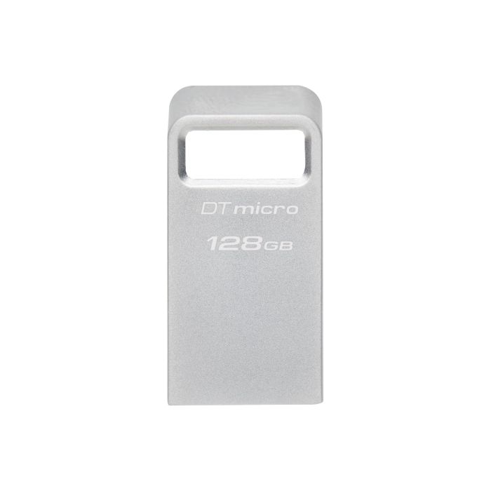 Накопичувач Kingston  128GB USB 3.2 Type-A Gen1 DT Micro R200MB/s Metal