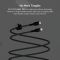 Belkin сable USB-С > Lightning charge/data, 1m, Type-C, BRAIDED SILICONE, strap with magnet, black