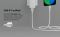 Belkin сable USB-A > USB-C charge/data, 2m, Type-C, SILICONE, with clip, white