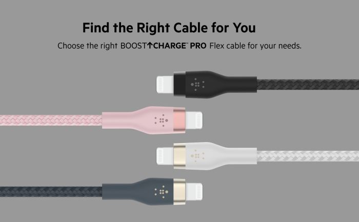 Кабель USB-A > Lightning заряджання/синхронізації Belkin 1м, плетений, силіконовий, з ремінцем на магніті, білий