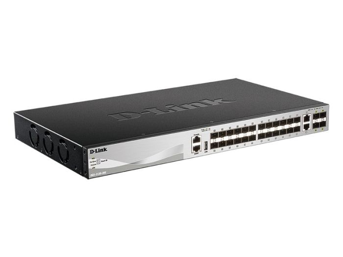 Комутатор   24xSFP, 4xGE/SFP, 2x10GE, 4xSFP+, L3 D-Link DGS-3130-30S