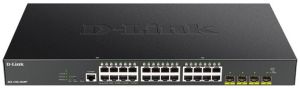 Комутатор   24xGE PoE, 4xSFP+, 370W, WebSmart D-Link DGS-1250-28XMP