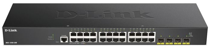 Switch  24xGE, 4xSFP+, WebSmart D-Link DGS-1250-28X