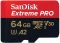 Карта памяти SanDisk microSD   64GB C10 UHS-I U3 R200/W90MB/s Extreme Pro V30 + SD