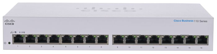 Коммутатор Cisco CBS110 16xGE, Unmanaged