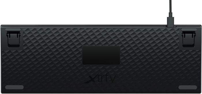 Keyboard mechanical Xtrfy K5 68Key, Kailh Red, USB-A, EN/UA, Hot-swap, RGB, Чорний