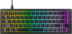 Клавіатура механічна Xtrfy K5 68Key, Kailh Red, USB-A, EN/UA, Hot-swap, RGB, Чорний