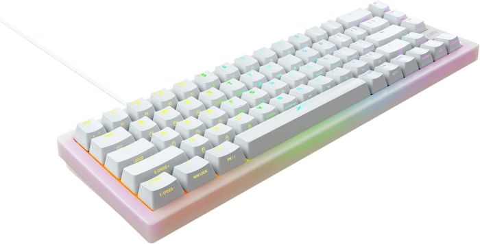 Keyboard mechanical Xtrfy K5 68Key, Kailh Red, USB-A, EN/UA, Hot-swap, RGB, Чорний