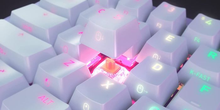 Keyboard mechanical Xtrfy K5 68Key, Kailh Red, USB-A, EN/UA, Hot-swap, RGB, Чорний