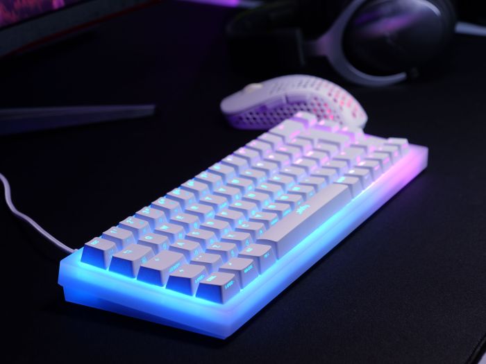 Keyboard mechanical Xtrfy K5 68Key, Kailh Red, USB-A, EN/UA, Hot-swap, RGB, Чорний