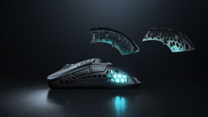 Миша Xtrfy M42, WL/USB-A, RGB, чорний