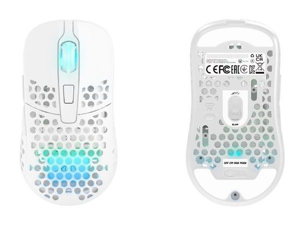 Мышь Xtrfy M42, WL/USB-A, RGB, Білий