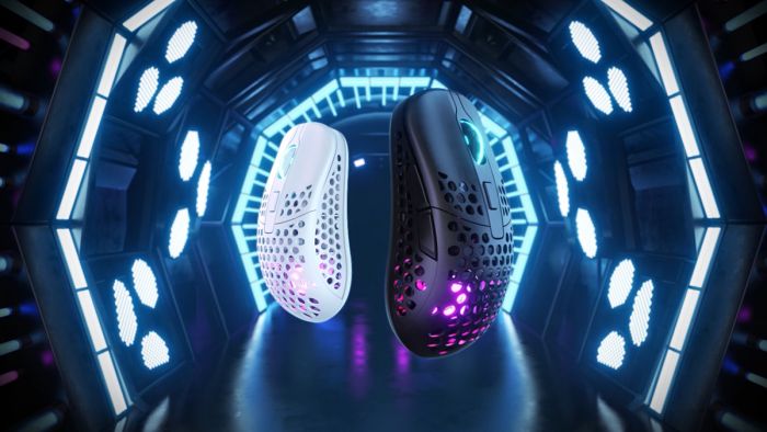 Мышь Xtrfy M42, WL/USB-A, RGB, Білий