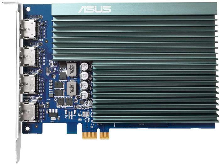 ASUS Graphic Card GeForce GT 730 2GB GDDR5 Silent low profile 4 HDMI GT730-4H-SL-2GD5