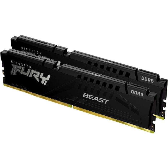 Память ПК Kingston DDR5 32GB KIT (16GBx2) 5200 FURY Beast RGB