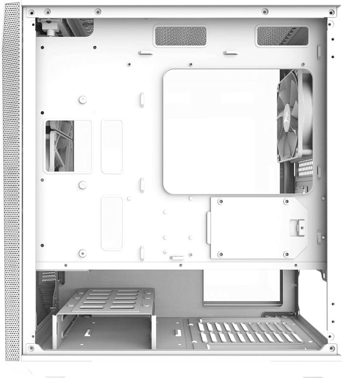 Корпус Zalman Z1 Iceberg без БЖ, 2xUSB3.0, 1xUSB2.0, 3x120мм, VGA 330мм, LCS ready, TG Side Panel, mATX, білий