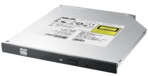 Привід оптичний внутрішній ASUS SDRW-08U1MT DVD+-R/RW burner SATA чорний Bulk для ноутбука Slim