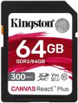 Карта памяти Kingston SD   64GB C10 UHS-II U3 R300/W260MB/s
