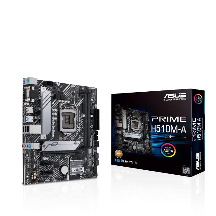 Материнcька плата ASUS PRIME H510M-A s1200 H510 2xDDR4 M.2 HDMI DP D-Sub mATX