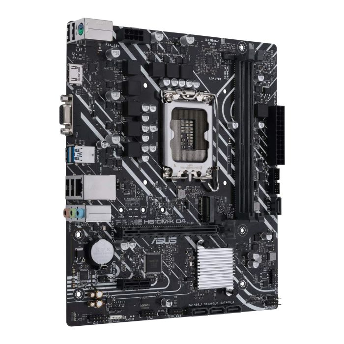 Материнcкая плата ASUS PRIME H610M-K D4 s1700 H610 2xDDR4 M.2 HDMI D-Sub mATX