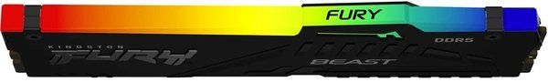 Пам'ять ПК Kingston DDR5 16GB 5200 FURY Beast   RGB
